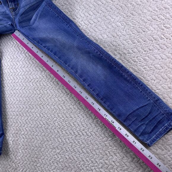 Hudson Girls Stretch Denim Skinny Jeans-Size 7 Button Flap Pockets - Picture 7 of 16